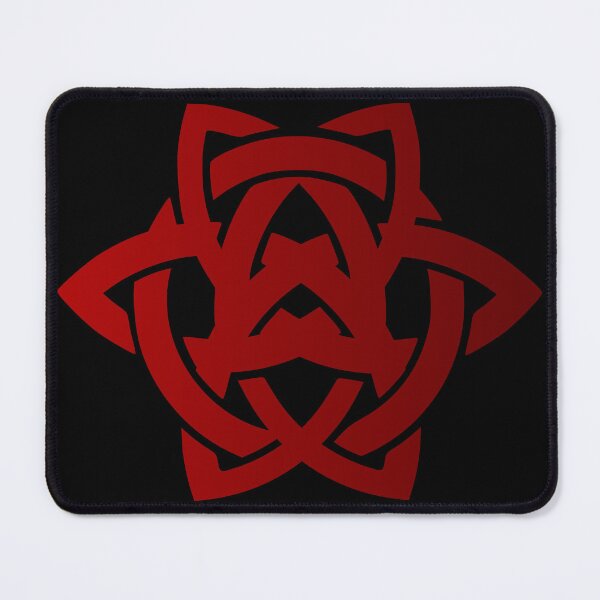 Item preview, Double Red Celtic Triquetra Flower Sacred Geometry designed and sold by Depic Spirit.