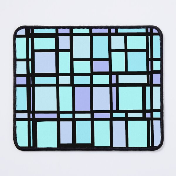 Item preview, Blue purple mosaic rectangles  designed and sold by awsomepatterns.