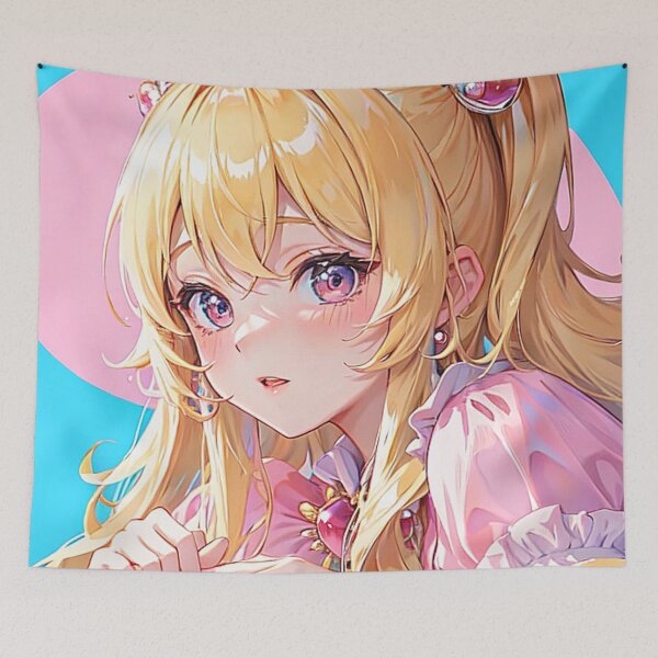 Item preview, Blonde and Pink Princess girl Peach Inspired designed and sold by ViridianSonder.