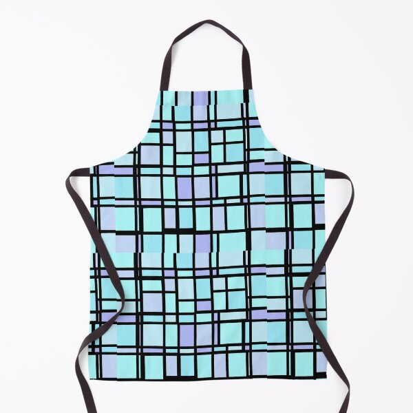Item preview, Blue purple mosaic rectangles designed and sold by awsomepatterns.