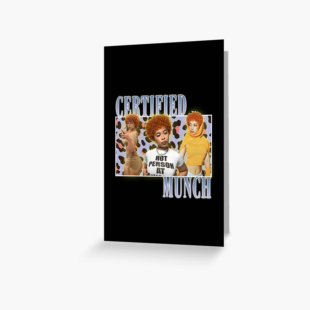Happy Birthday To My Fave Munch - Ice Spice Inspired Greeting Card