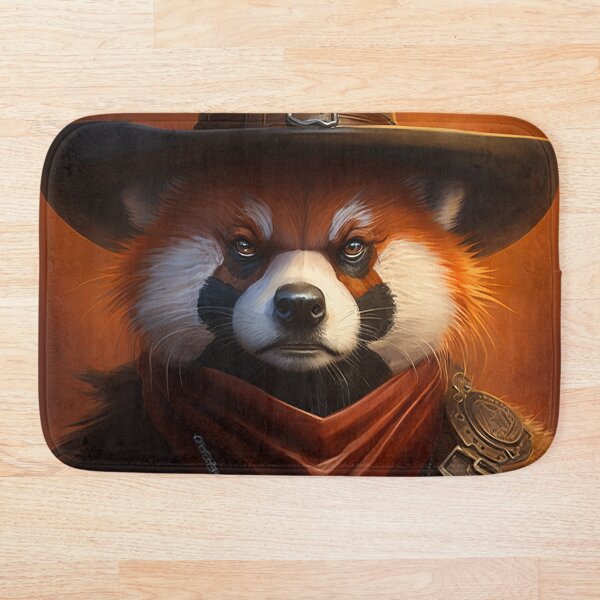Item preview, Red Panda Outlaw Character Portrait 3 designed and sold by IntrepidPanda.