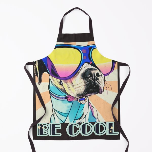 Item preview, Cool dog in sunglasses - Retro colorful style / Good vibes designed and sold by All-About-Life.