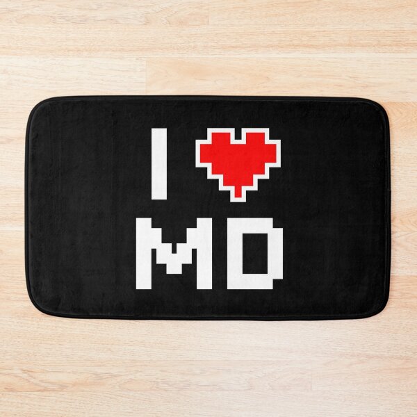 Item preview, I Love Maryland - Pixel heart for Marylander gamer designed and sold by abowersock.