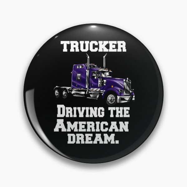 Item preview, Big Rig Truck Driver Trucker Driving The American Dream designed and sold by fantasticdesign.