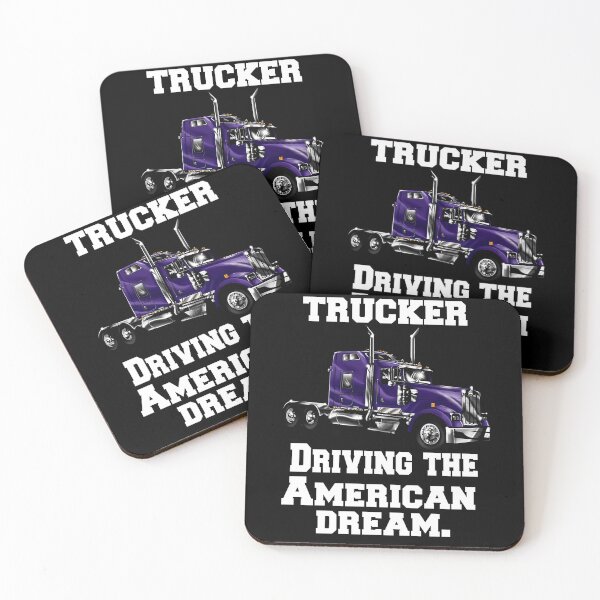 Item preview, Big Rig Truck Driver Trucker Driving The American Dream designed and sold by fantasticdesign.