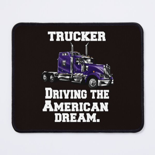 Item preview, Big Rig Truck Driver Trucker Driving The American Dream designed and sold by fantasticdesign.