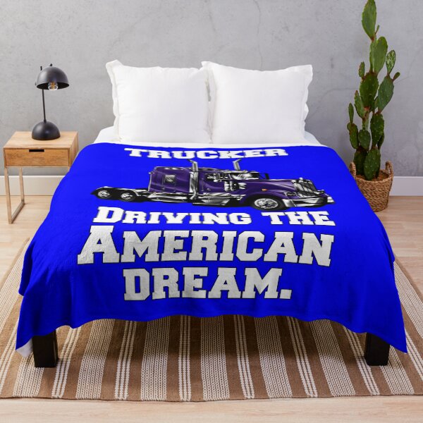 Item preview, Big Rig Truck Driver Trucker Driving The American Dream designed and sold by fantasticdesign.