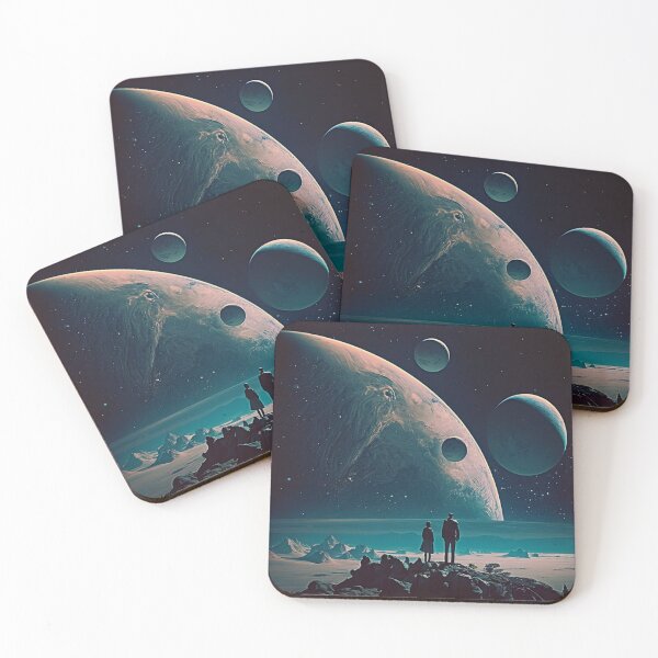 Item preview, Edge of the World, Surrealist Space Vintage designed and sold by Synthetic-Dream.