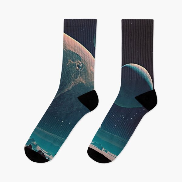Item preview, Edge of the World, Surrealist Space Vintage designed and sold by Synthetic-Dream.