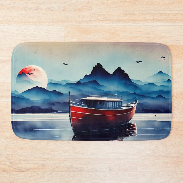 Item preview, Sailboat At Sunrise Digital Art designed and sold by ArtsyWishesShop.