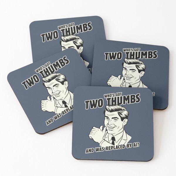 Item preview, Who's Got Two Thumbs? designed and sold by harebrained.
