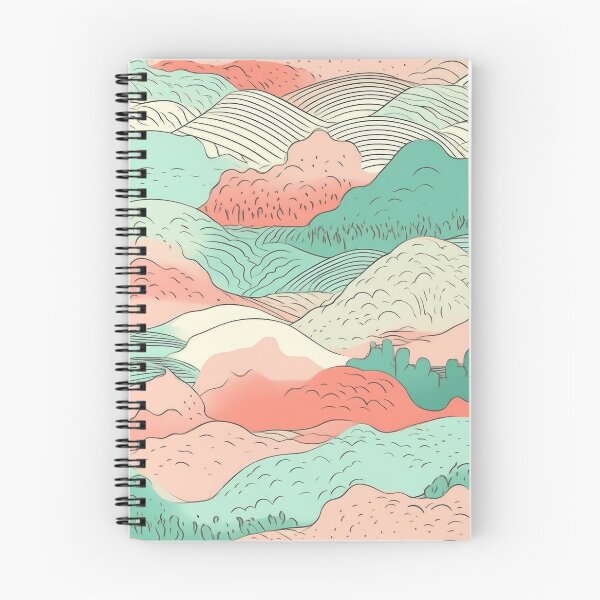 Item preview, Pastel Rolling Hills Pattern designed and sold by WildWho.