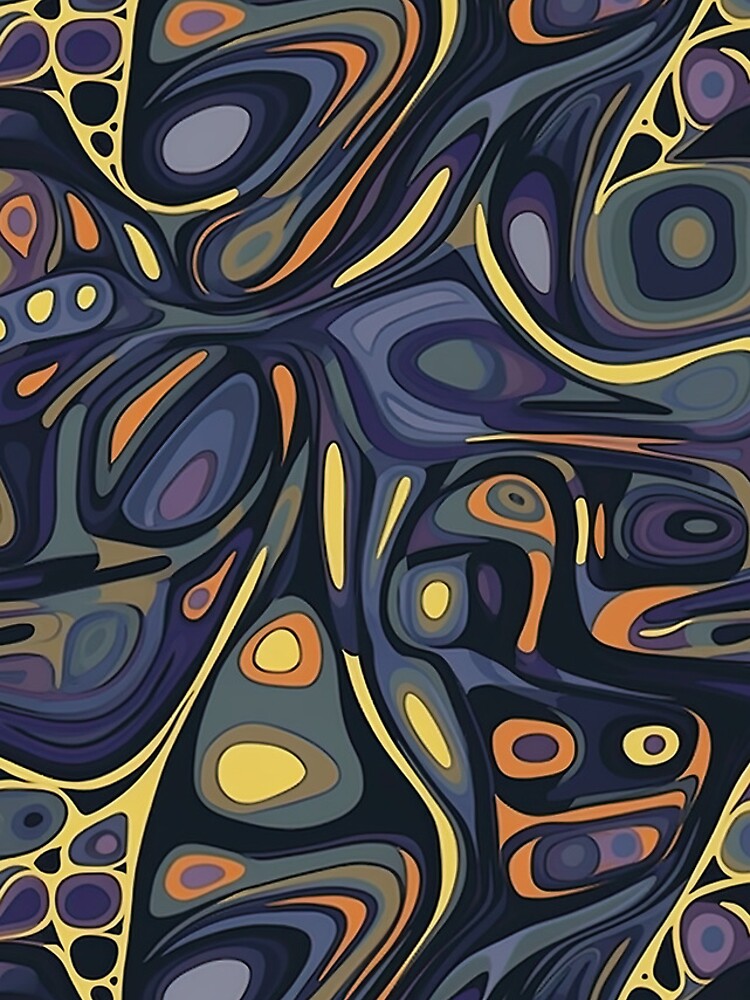Thumbnail 4 of 4, iPhone Case, Abstract Retro Pattern designed and sold by DancingBuddha.