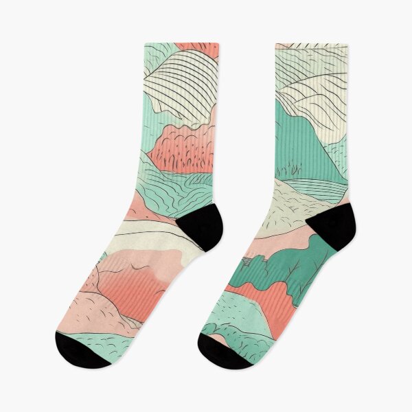 Item preview, Pastel Rolling Hills Pattern designed and sold by WildWho.