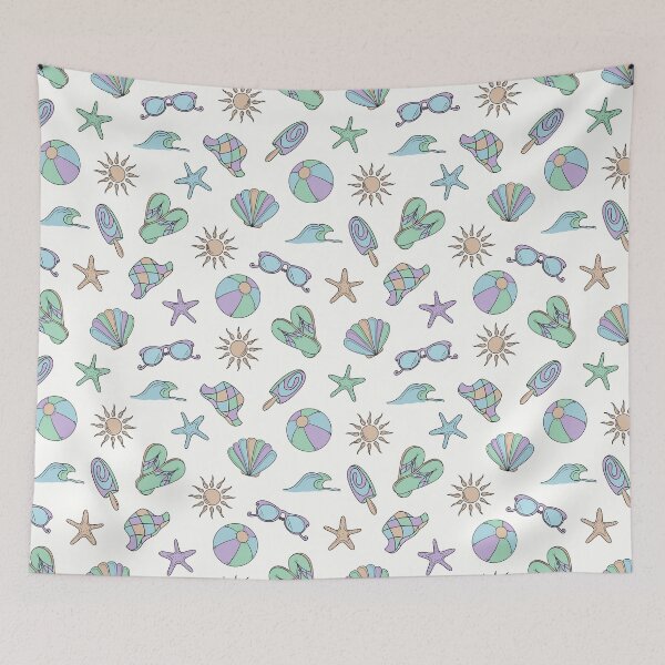 Item preview, Beach Life Spring Time Pattern designed and sold by CreativeDraws42.
