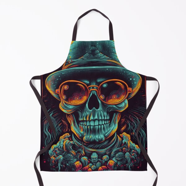 Item preview, Whimsical Psychedelic Skull Madhatter Skeleton Art Design V.75 designed and sold by Pexelpanoramas.