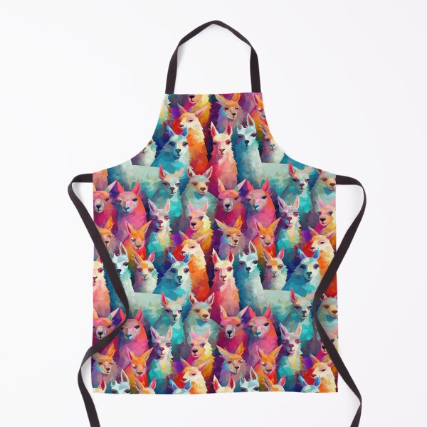 Item preview, Lively Llamas: Colorful Abstract Llama Print Apparel and Homeware Collection designed and sold by ThePurpleMelon.