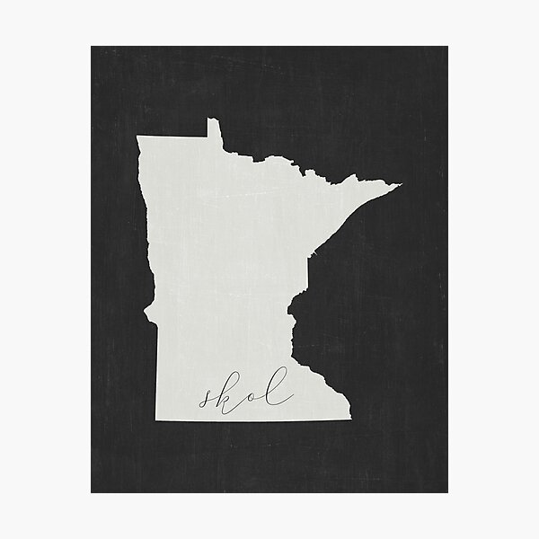Skol Minnesota Vikings Photographic Print