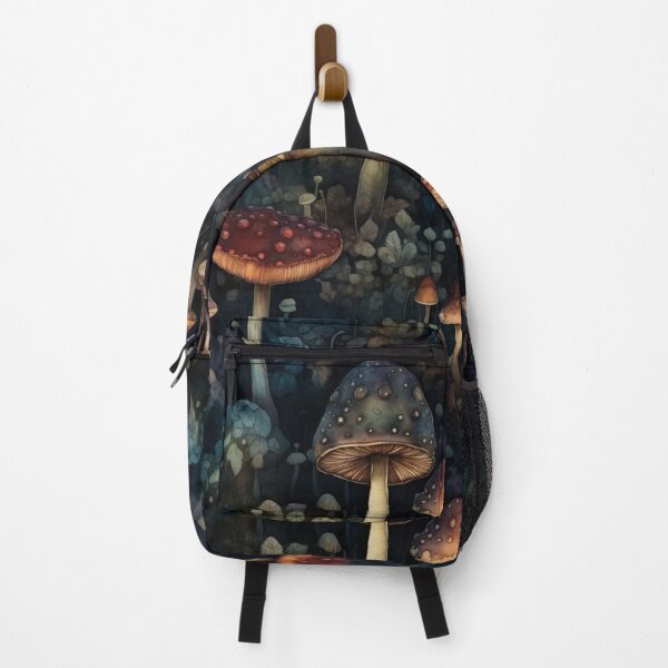 Item preview, Whimsical Mushrooms in Dark Forest  designed and sold by EarthyTones.