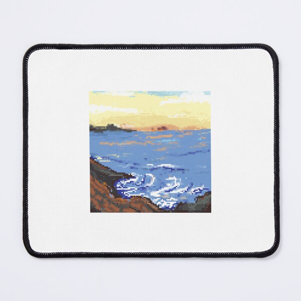 Item preview, Coastal Seascape Pixel Art designed and sold by madeleinehopper.