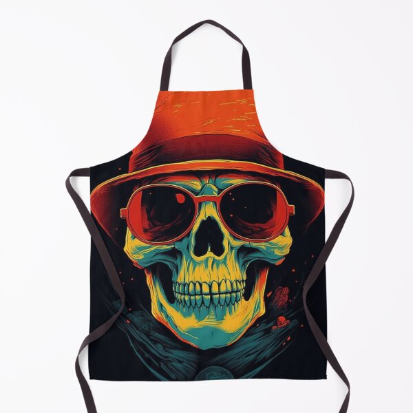 Item preview, Whimsical Psychedelic Skull Madhatter Skeleton Art Design V.76 designed and sold by Pexelpanoramas.
