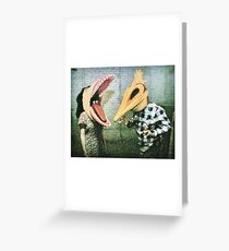 Beetlejuice Adam And Barb Greeting Card