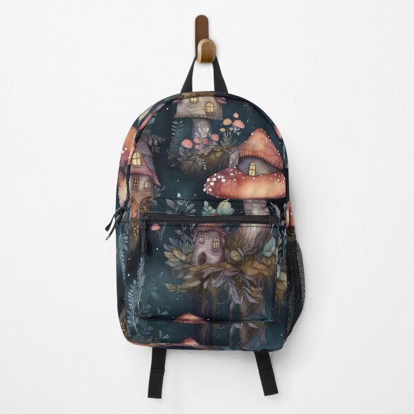 Item preview, Cute and Magic Mushroom Fairy Village designed and sold by EarthyTones.