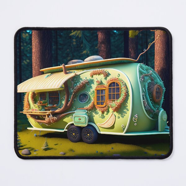 Item preview, Camper In The Forest  designed and sold by ArtsyWishesShop.