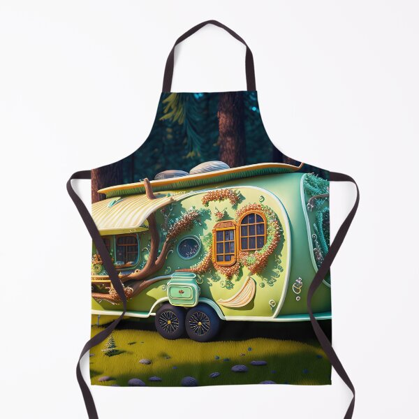Item preview, Camper In The Forest  designed and sold by ArtsyWishesShop.