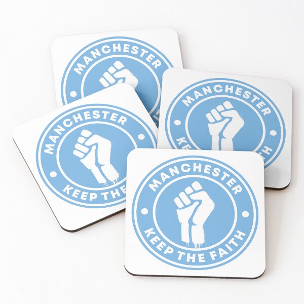 Item preview, Manchester Keep The Faith Sky Blue designed and sold by casualsofficial.