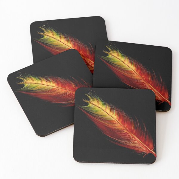 Item preview, Paint Pour Feather Art designed and sold by Mark Russell.