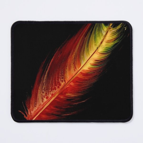 Item preview, Paint Pour Feather Art designed and sold by Mark Russell.