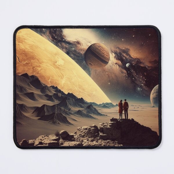 Item preview, Edge of the World, Surrealist Space Vintage designed and sold by Synthetic-Dream.