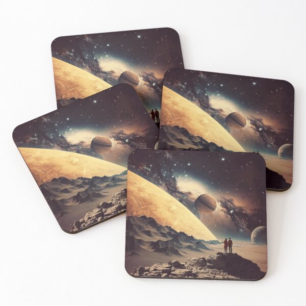 Item preview, Edge of the World, Surrealist Space Vintage designed and sold by Synthetic-Dream.