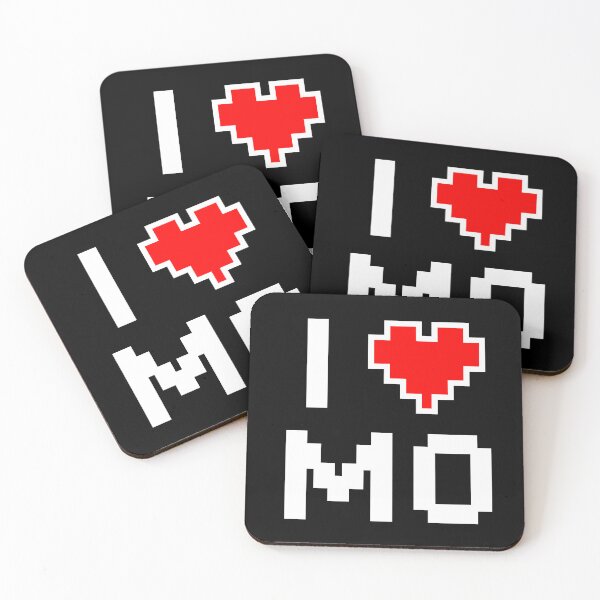 Item preview, Love Missouri - Pixel heart for Missourian gamer designed and sold by abowersock.