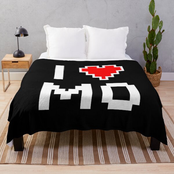 Item preview, Love Missouri - Pixel heart for Missourian gamer designed and sold by abowersock.