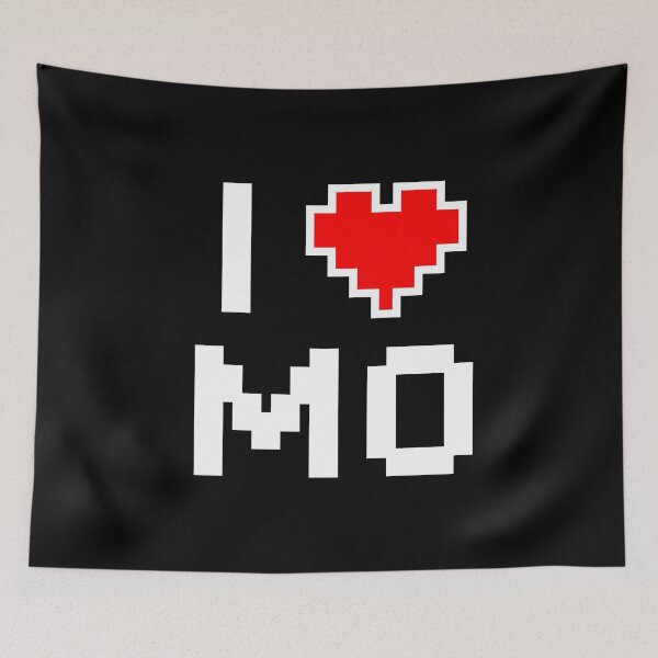 Item preview, Love Missouri - Pixel heart for Missourian gamer designed and sold by abowersock.