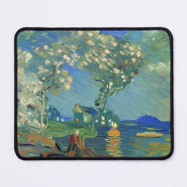 Item preview, Claude Monet Art Remake Design Art Monet Water Lillies Starry Night designed and sold by CandyDroidMerch.