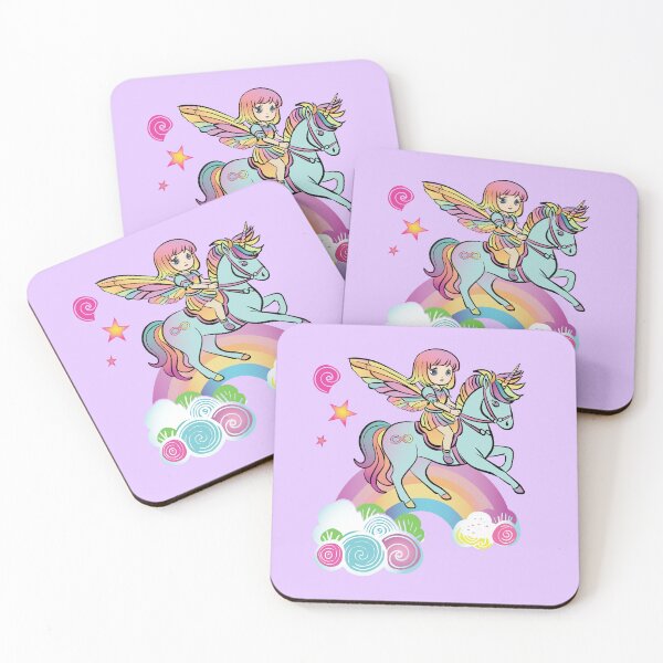 Item preview, Beautiful unicorn accompanied with her fairy  designed and sold by Lubellebubble20.