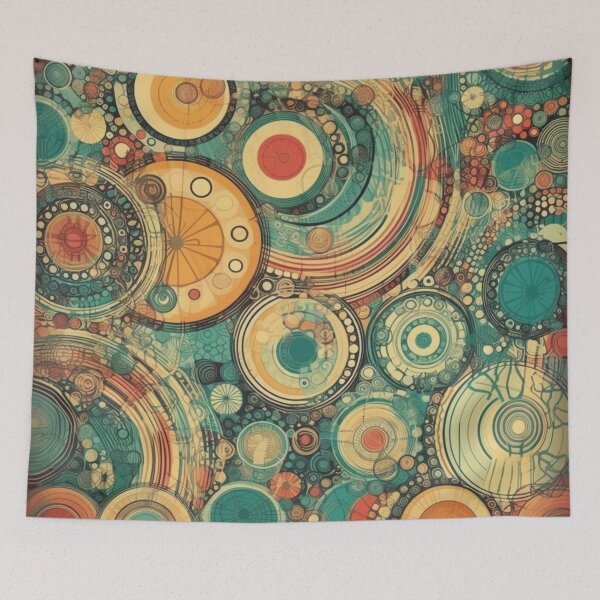 Item preview, "Retro Revival: Mid-Century Vibes" designed and sold by aquinavortex.