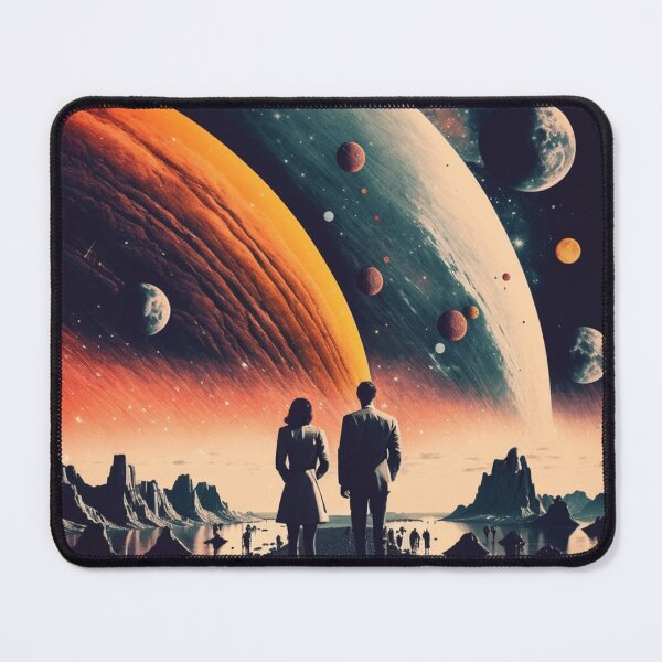 Item preview, Edge of the World, Surrealist Space Vintage designed and sold by Synthetic-Dream.