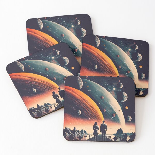 Item preview, Edge of the World, Surrealist Space Vintage designed and sold by Synthetic-Dream.
