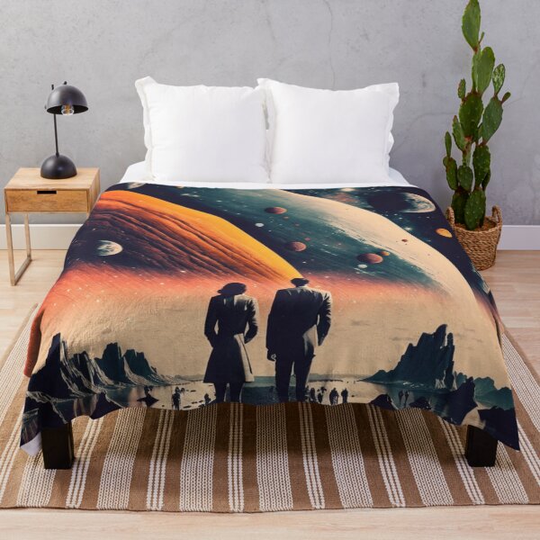 Item preview, Edge of the World, Surrealist Space Vintage designed and sold by Synthetic-Dream.