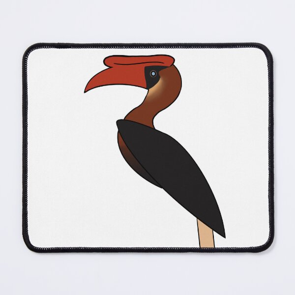 Item preview, Female Northern Rufous Hornbill designed and sold by GhostoftheSea.
