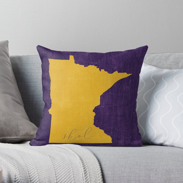 Minnesota Vikings 18'' x Helmet Logo Duck Cloth Décor Pillow Cover