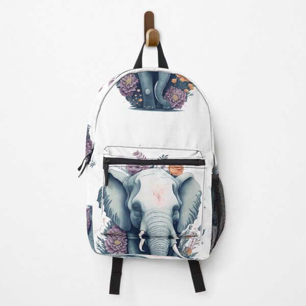 Item preview, Elephant with Flowers designed and sold by monkycl.