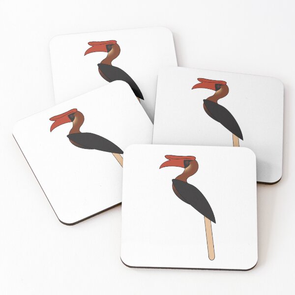 Item preview, Male Northern Rufous Hornbill designed and sold by GhostoftheSea.