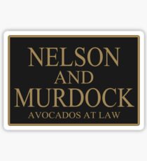 NELSON AND MURDOCK AVOCADOS AT LAW Sticker