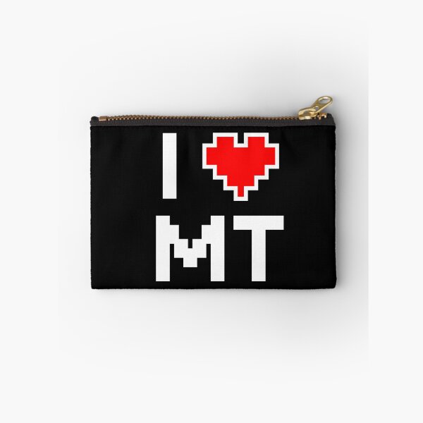 Item preview, I Love Montana - Pixel heart for Montanan gamer designed and sold by abowersock.